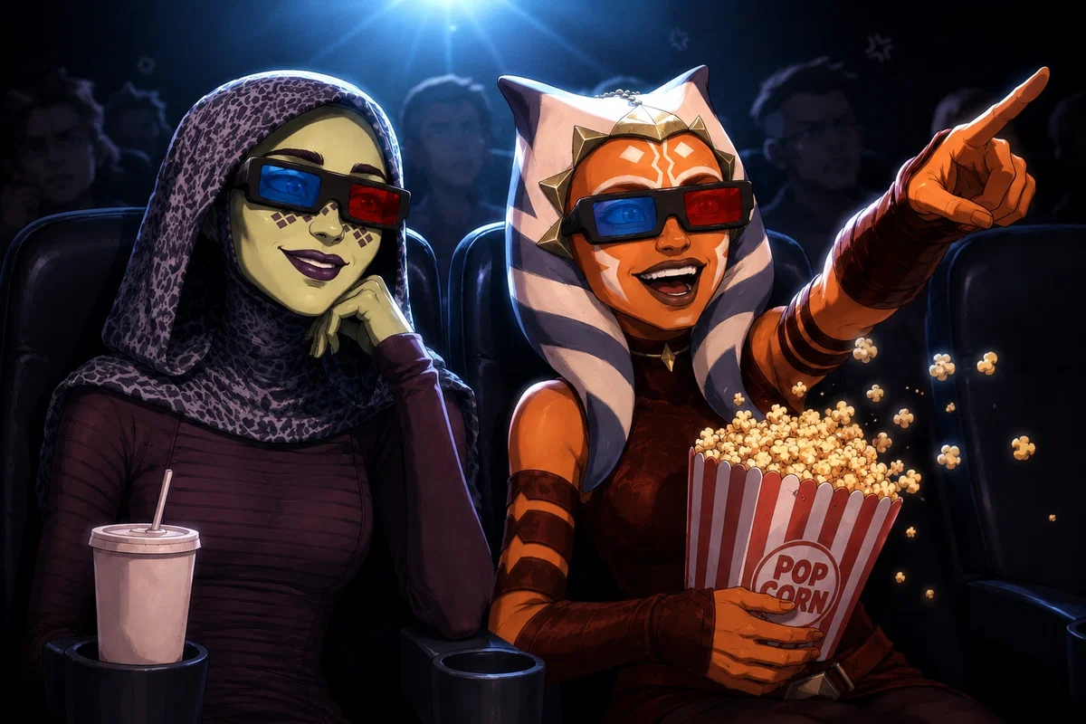 Ahsoka Tano and Barriss Offee | Clone Wars | Movie Night
