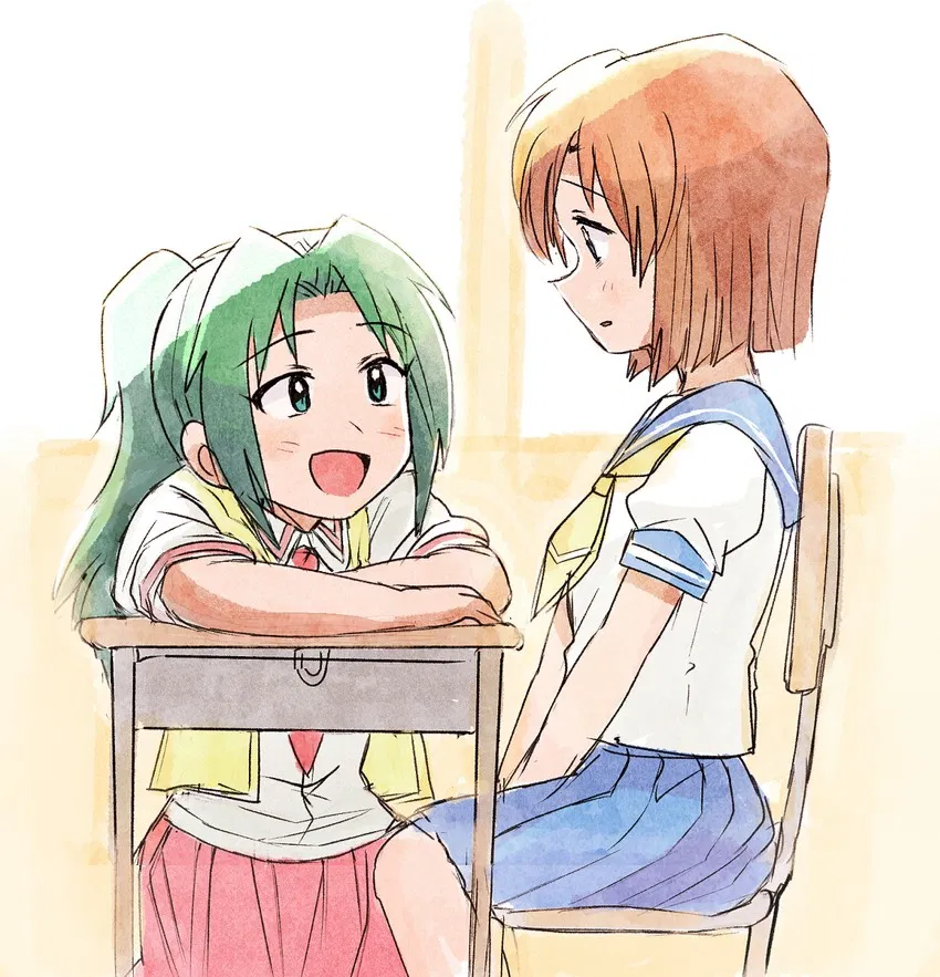 Mion Sonozaki and Rena Ruuguu