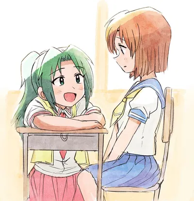Mion Sonozaki and Rena Ruuguu