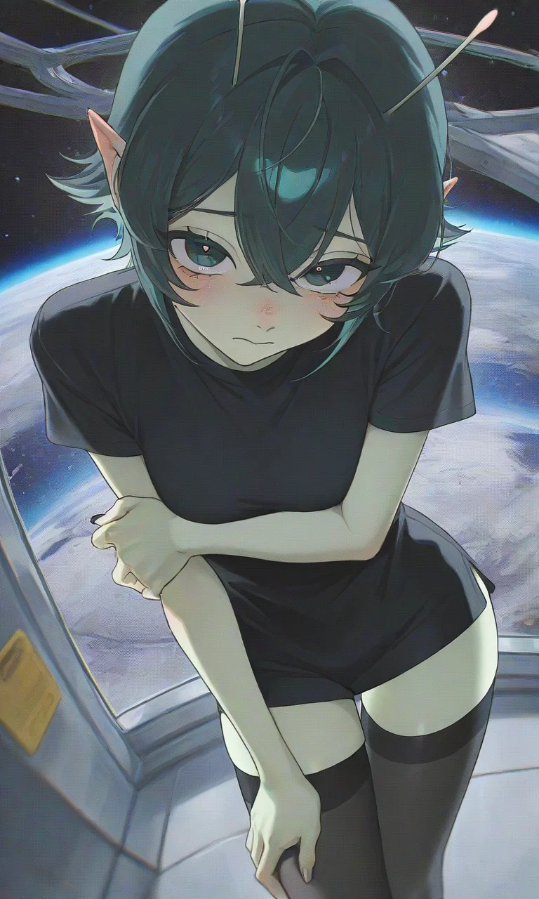 Miinx ♡ Alien Femboy crash landed in your backyard