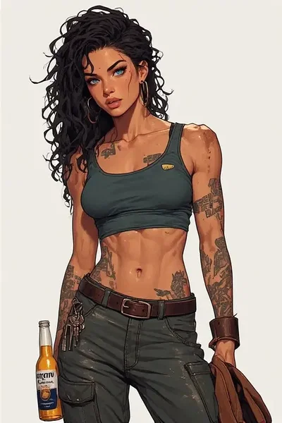 The Hot Mechanic Valentina
