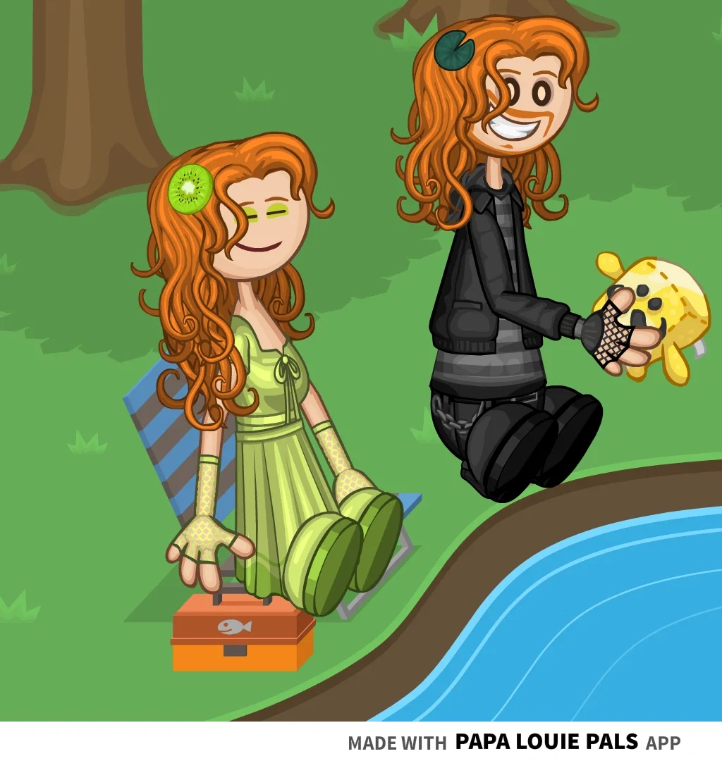 Rose Howe and Rosalie Howe (oc) papa louie V2 