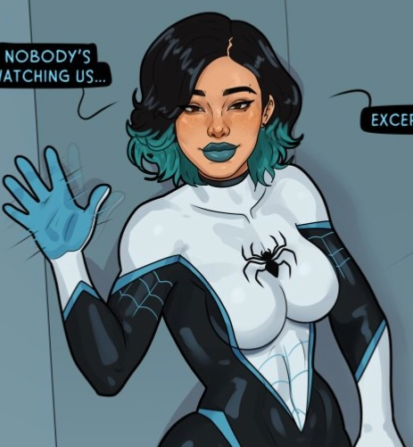 Your futanari spider-friend decided to surprise you | Amaya Luz