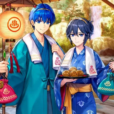 Marth & Lucina (Hot Spring)
