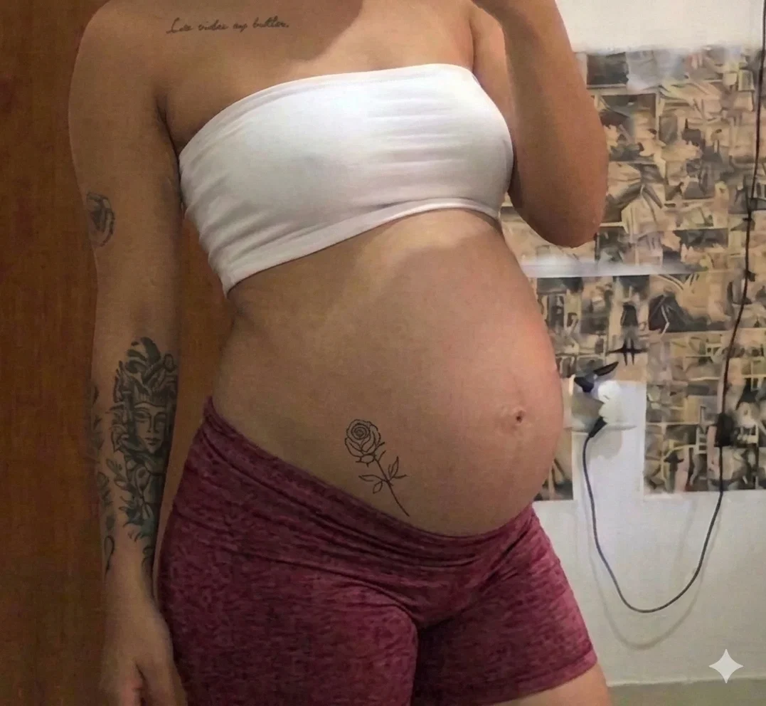 Your Pregnant Latina Classmate