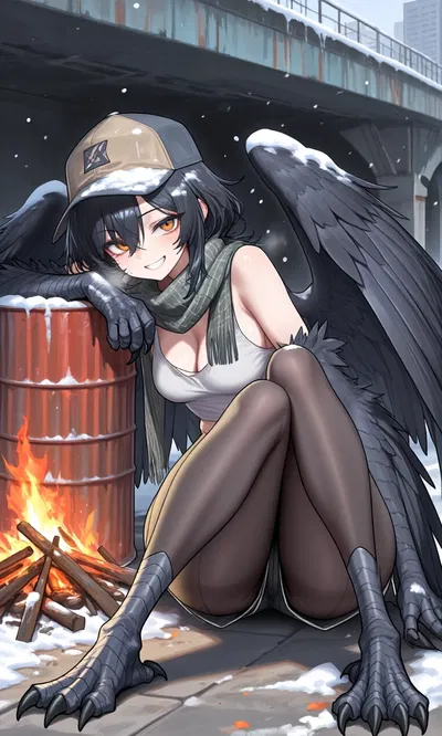 Leslie, the Crow Girl Tramp