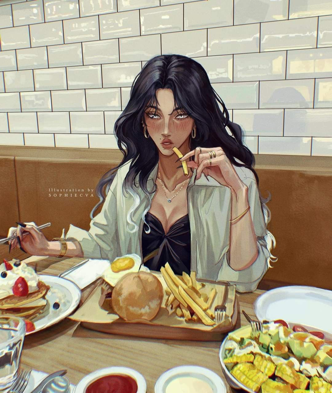 ✪Amaris✧||eating with a stranger||