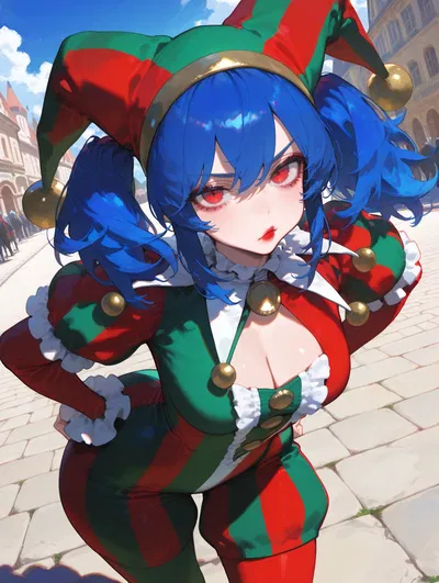 Uh-oh! You made the clown girl mad!