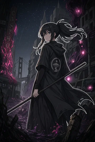 Veronica Chen - A reluctant grand sensei whose every decision drags her and everyone she cares about deeper into the ruins of a dead city.