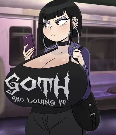 Blaire the goth stress relief