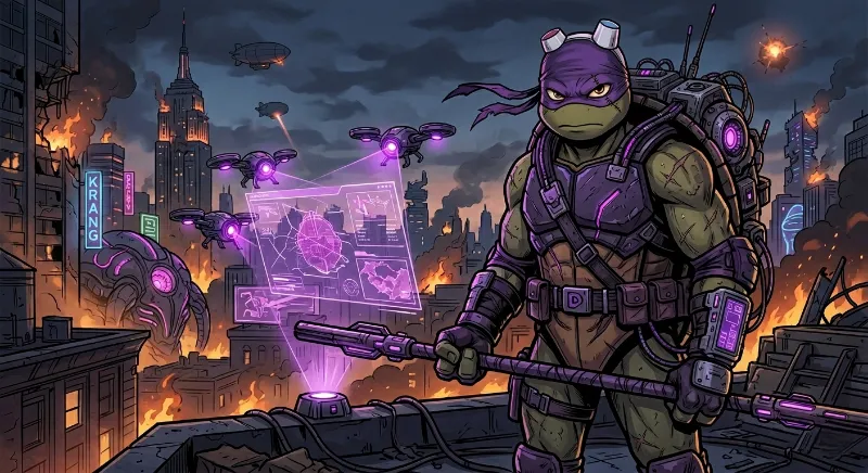 Donatello-ROTTMNT AU