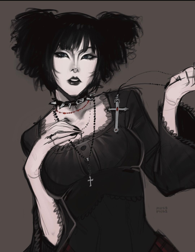Lenore | goth classmate