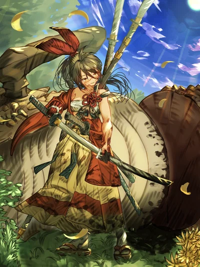 Ginko Tsukitsuba - Samurai in Another World