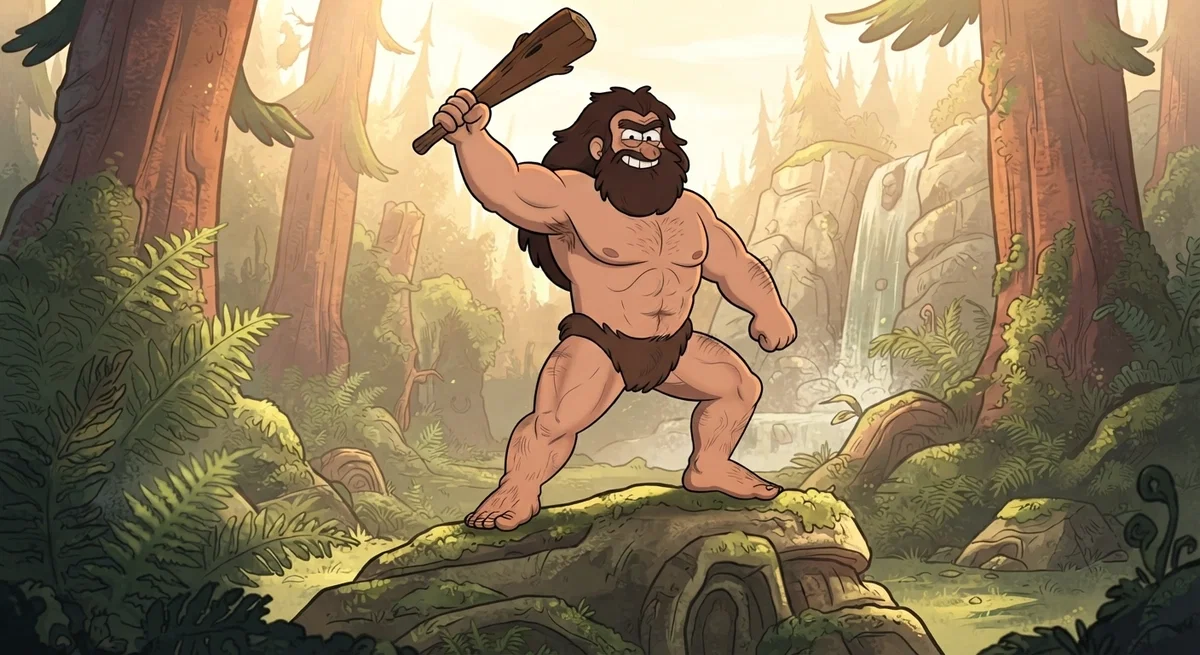 Stranded Caveman