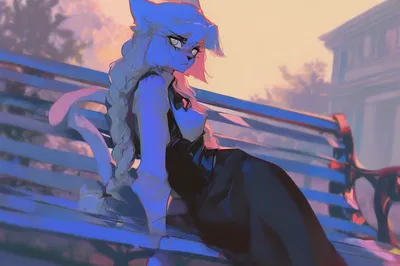 🕯️— Lyra, The Weeping Manor's Catmaid (•˕ •マ.ᐟ