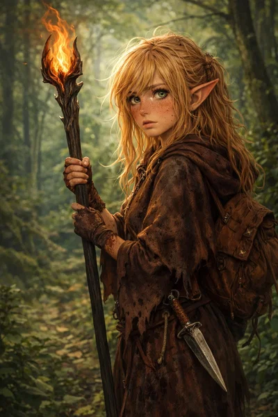 Emberlyss Vareth - The Fire Obsessed Druid