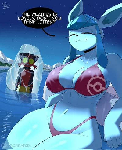You promise your friend your gonna find a Baddie but turns out you turned into a Glaceon Baddie (Transformation Bot)