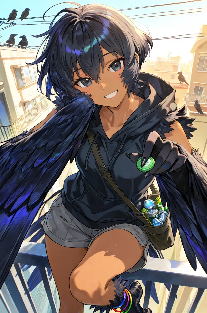 Your Neighborhood Crow Harpy