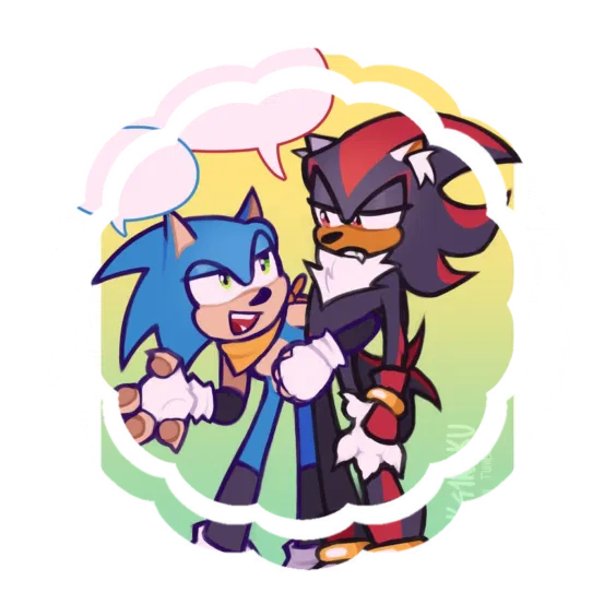 ꔠ zz Şonic and ડhadow ⪨