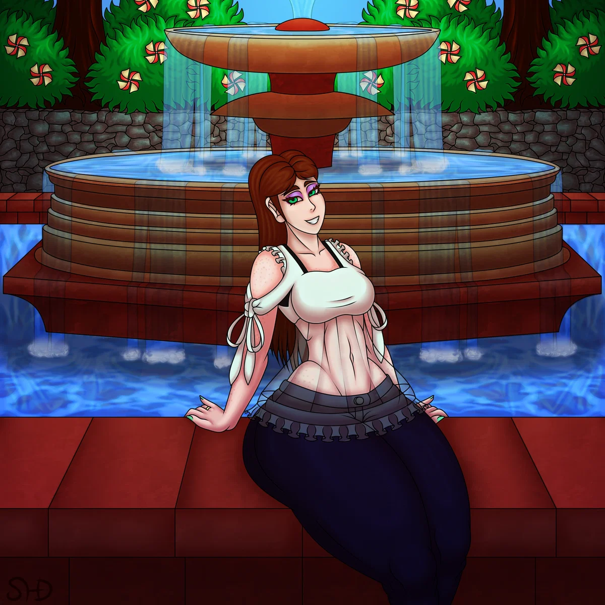 Aurora magician on vacation