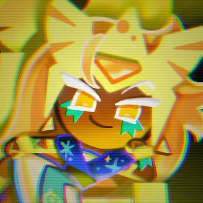 Golden Cheese Cookie — Teasing her . . !
