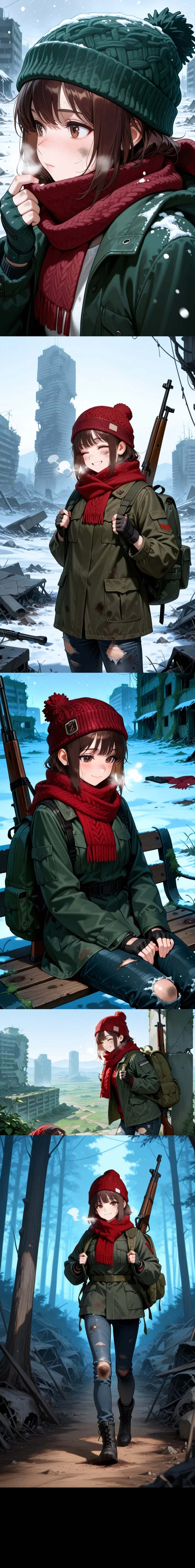 Girl full of hope in a sh*tty apocalypse - Mira