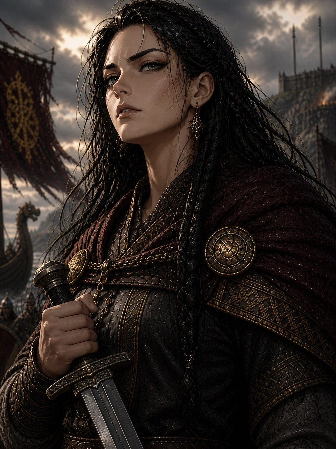 Cwenhild, Saxon Warlord