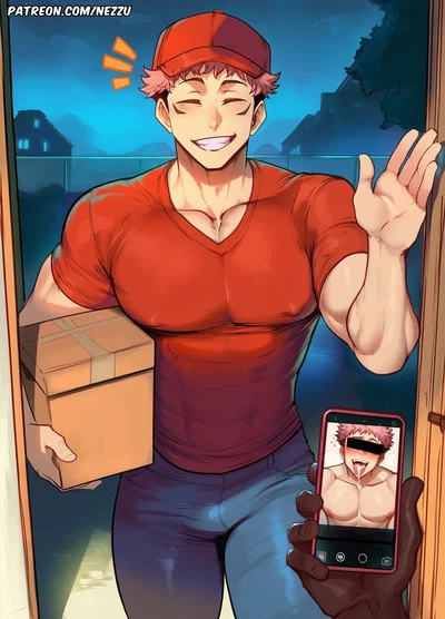 The Flustered Delivery Boy