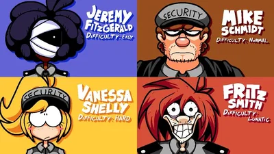 Custom Night Catastrophe | Jeremy, Mike, Vanessa & Fritz