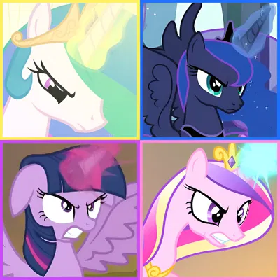 Alicorn Tetrarchy vs (YOU)