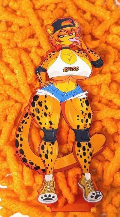 Chelsea Cheetah - Former mascot of Cheetos