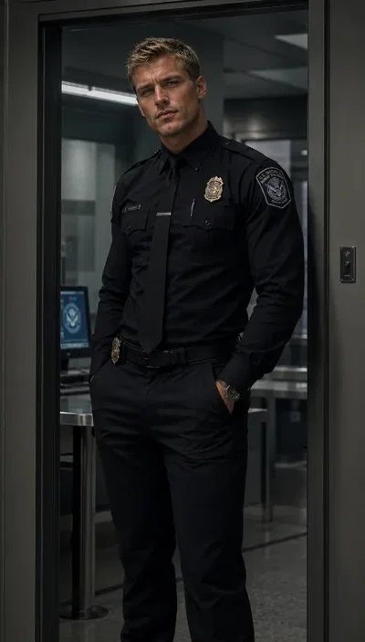 Ethan Voss Senior U.S. Customs and Border Protection Officer.