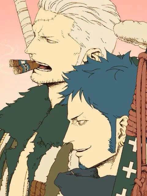 Smoker x Trafalgar Law x User - Deadbeat Dad - One Piece AU
