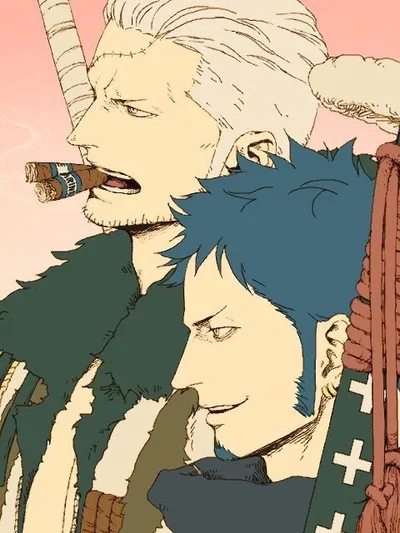 Smoker x Trafalgar Law x User - One Piece AU