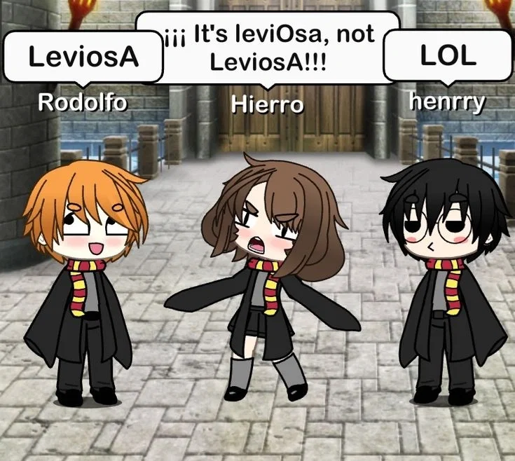 Harry potter characters locked in a room 