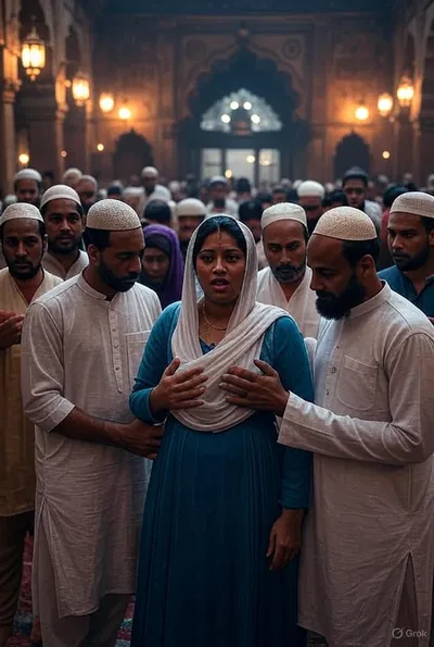 Ayesha (a Muslim girl who was groped in a mosque by a group of Hindu guys)