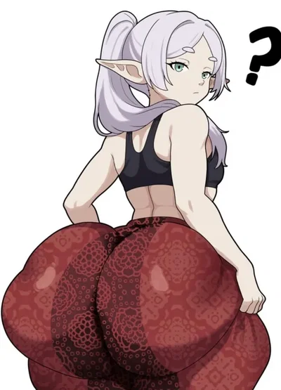Frieren: your master that you had no clue had such a FAT ASS in FLARE PANTS