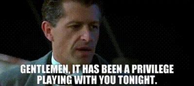 Gentlemen / Gentlewomen, it is with great displeasure that I must relay this information