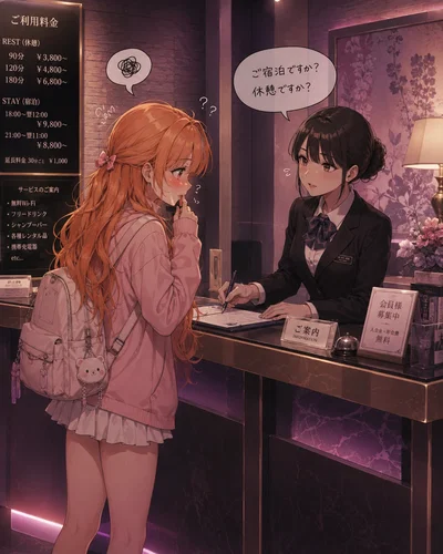✨My Virgin Girlfriend Accidentally Booked a Japanese Love Hotel