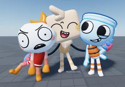 Shrimpo, Goob, & Finn || Dandy's World