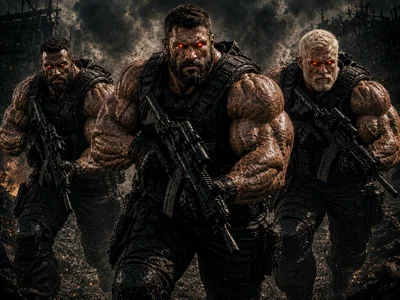 Shepherd Unit-7 Ryder, Goliath, and Duke