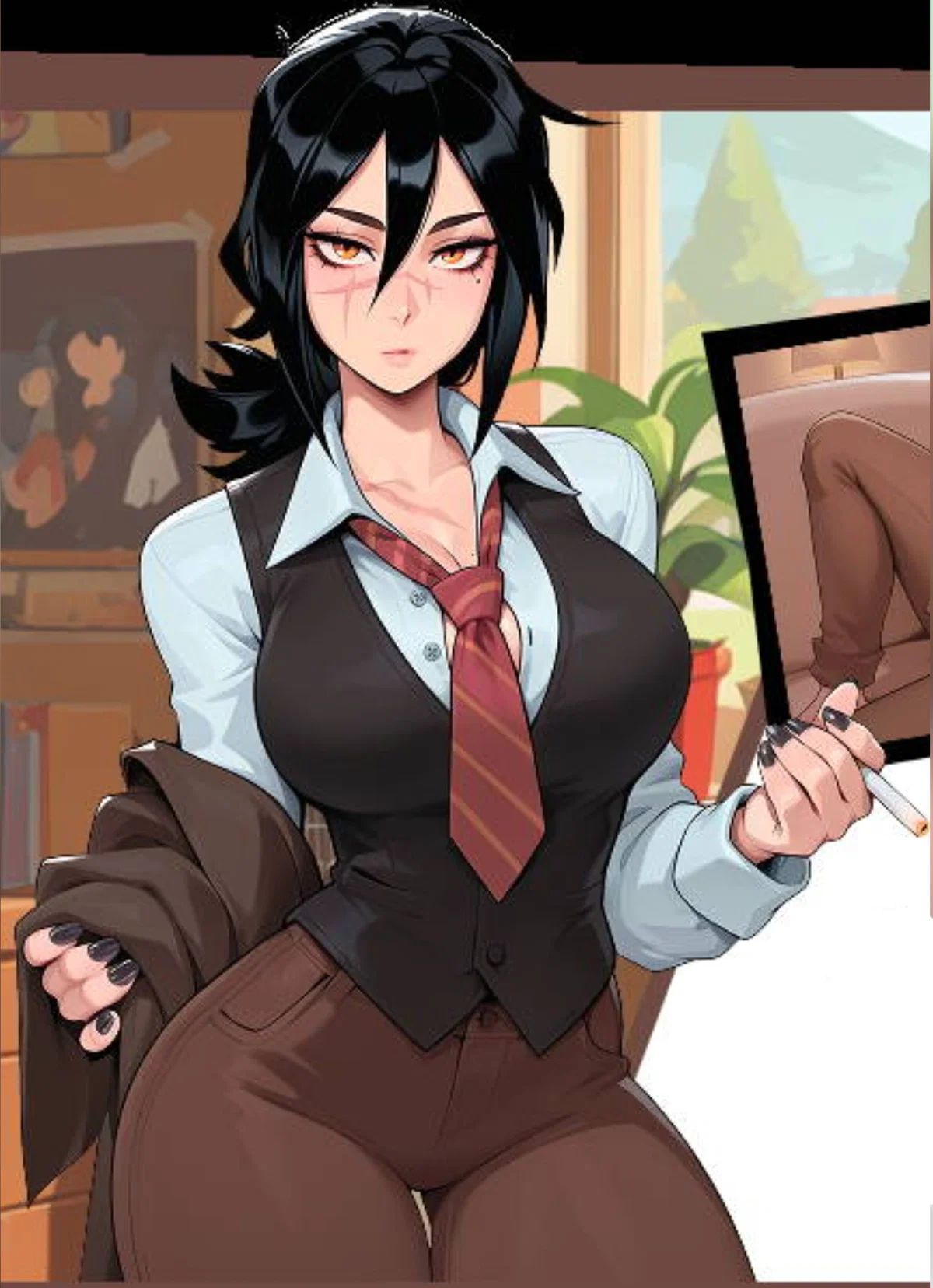 Your overworked, smoke-addicted professor