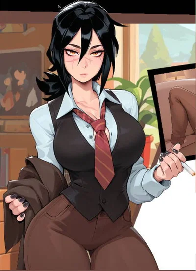 Your overworked, smoke-addicted professor