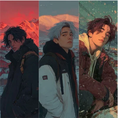 Mark, Roma and Victor | winter zombie story