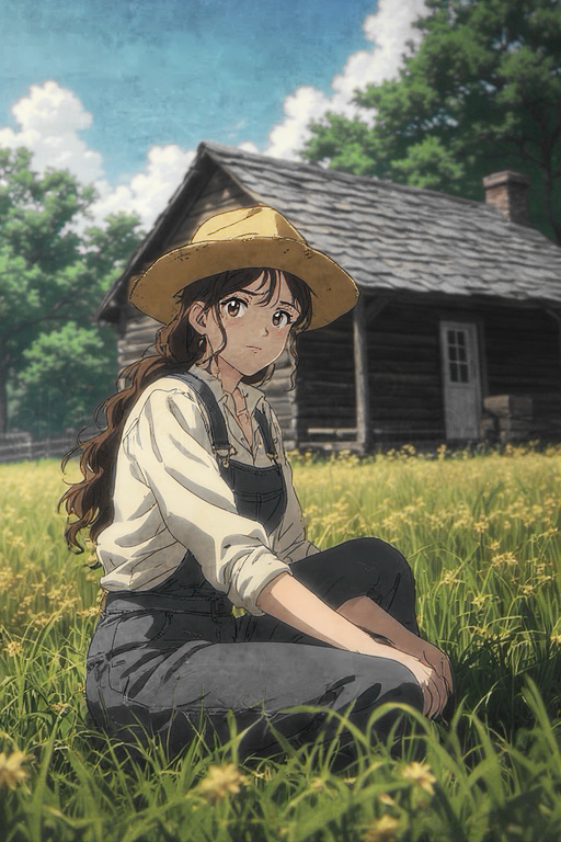 Farmer sees you walking alone.