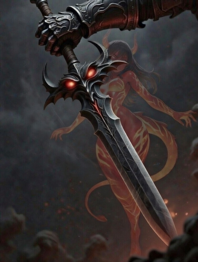 Demonic Sword "Reforged" | Vespera The Thornblade seeks Revenge.