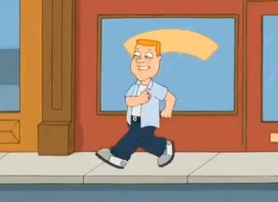 I didn't take my sneakers off, I'm still Sneakers O'toole! 