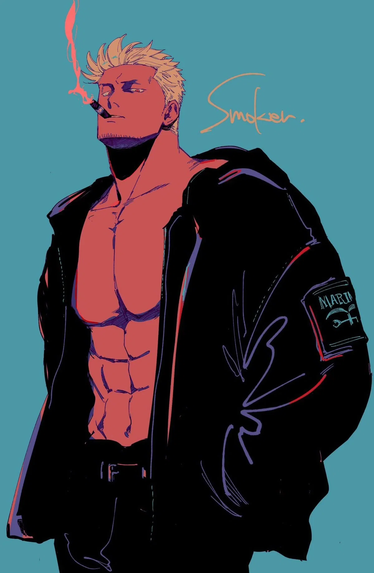 Smoker x Loki x User - Modern Day Deadbeat Dad - One Piece