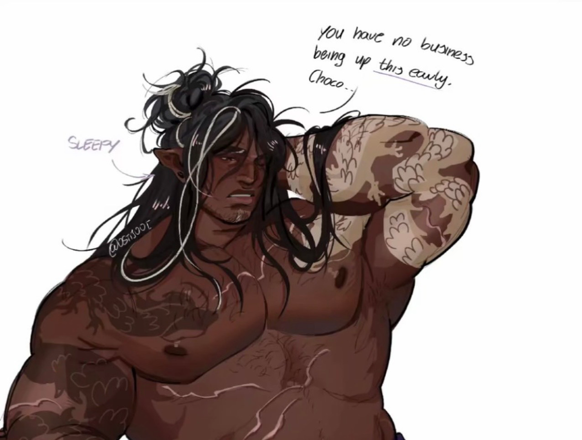 Dark Cacao Cookie [Modern AU]