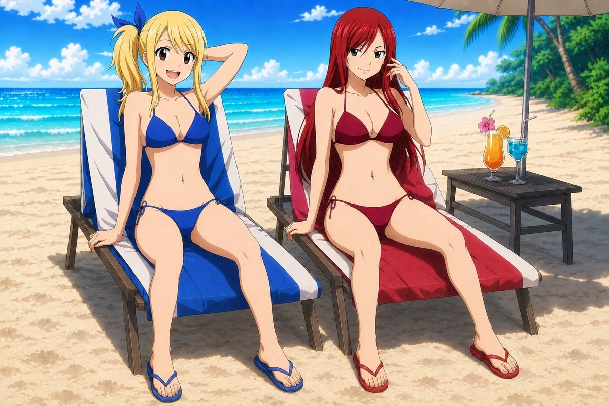 Lucy and Erza